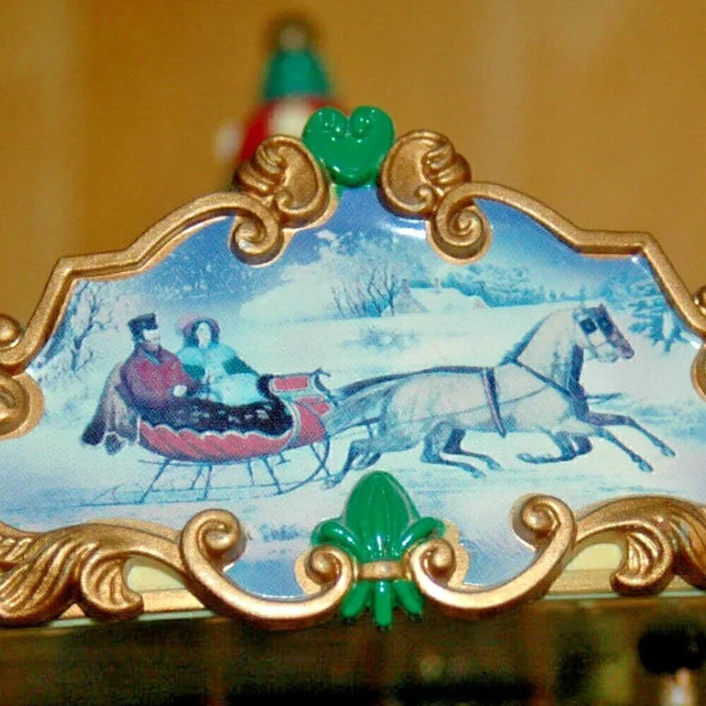 Mr. Christmas Holiday Merry Go Round Musical Animated Carousel